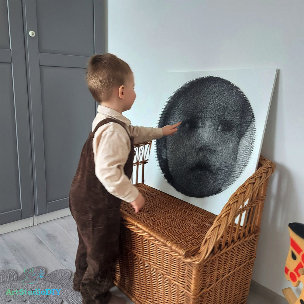 String Art - Il Tuo Ritratto a Filo