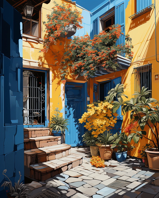 Il Giallo e il Blu in un Vicolo Cieco